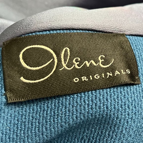 VINTAGE 1960s Ilene Originals Wool Swing Coat - Blue - Picture 2 of 5